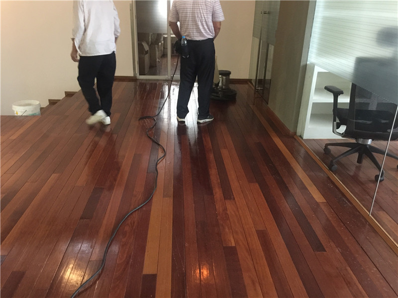 六合区地面清洗案例