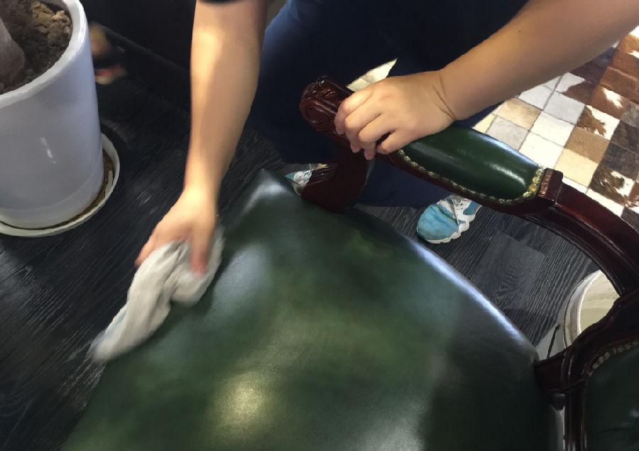 六合区家具清洗案例